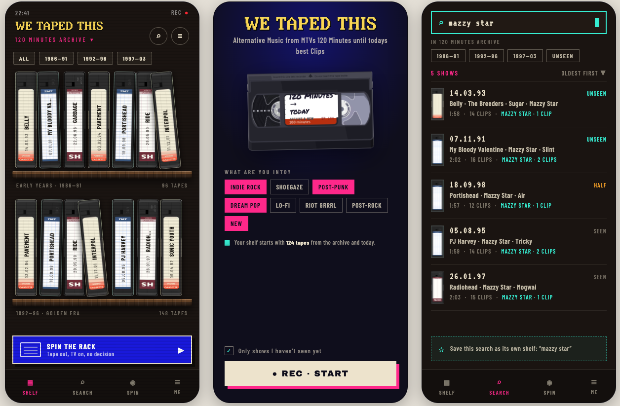 We Taped This Design System